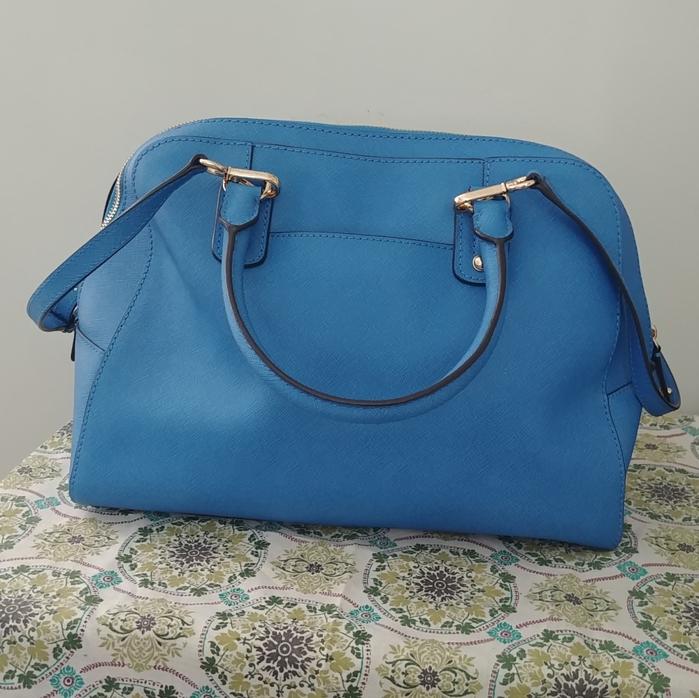 Michael Kors Bright Blue purse - Picture 3 of 10